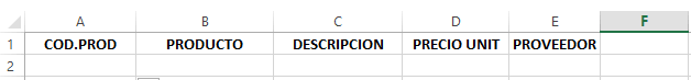 Nombrando-Encabezados-Hoja-Excel-Productos.png Nombrando Encabezados Hoja Excel Productos Sistema de Facturacion