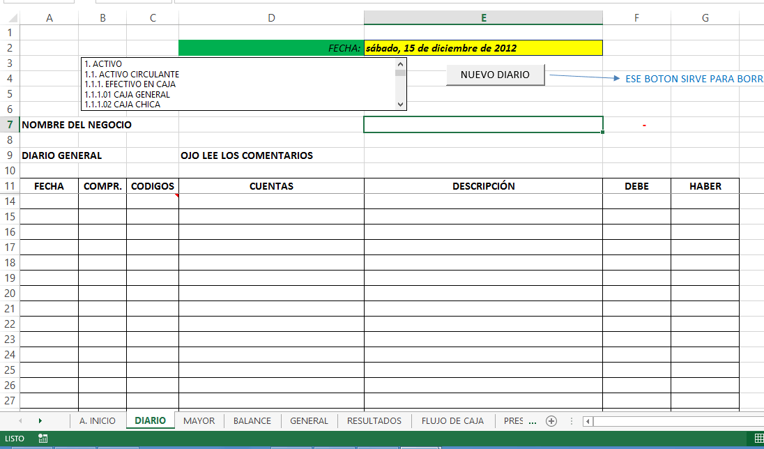 Descarga Gratis Tu Sistema Contable En Excel Vba Blog Aplica