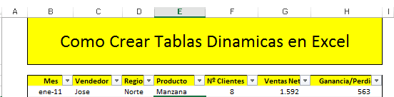 Filtros en Excel Aplicado Celdas en Blanco