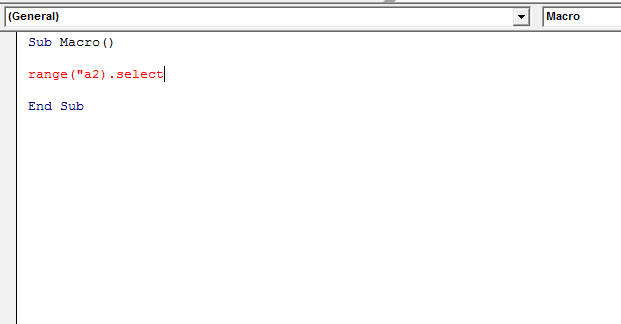 Error de código Errores de Macros