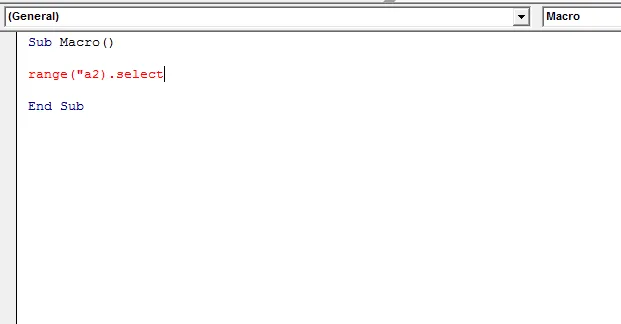 Error de código Errores de Macros