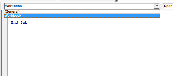 Workbook Macros de Eventos