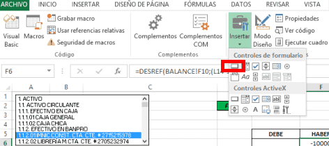Control de Formulario Sistema Contable Fase Siete