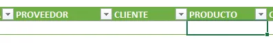Columnas a trabajar Validación e Hipervínculo App CSB
