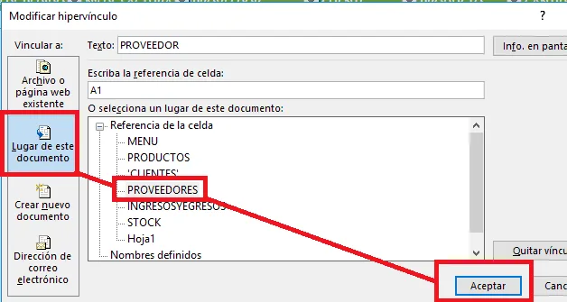 Hipervinculos en la App CSB Validación e Hipervínculo App CSB