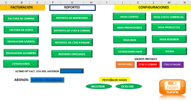 Sistema de GFI v6 DEMO Sistema de GFI