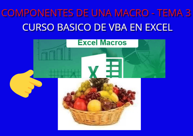 Componentes de una macro Componentes de una macro