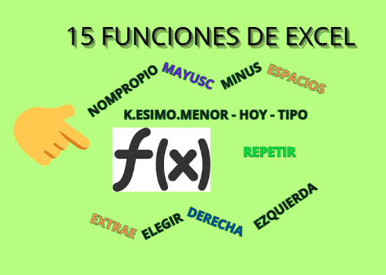 15 Funciones de Excel Funciones de Excel - Tips para crear plantillas de Excel efectivas