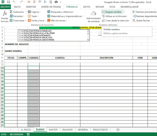 Sistema Contable Fase Dos Blog Aplica Excel Contable