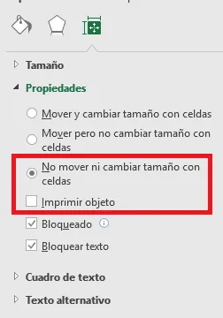 No mover y imprimir objeto Inmovilizar Paneles de tu App FI Basico