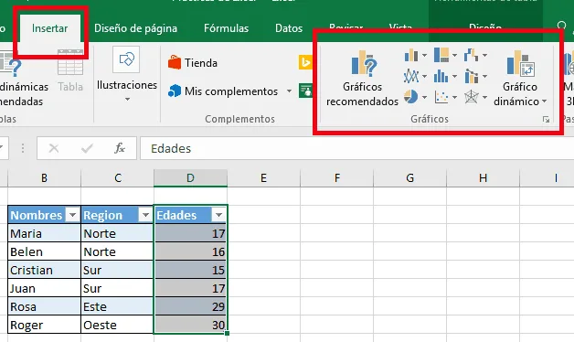 Graficos en Excel Graficos y Tablas en Excel