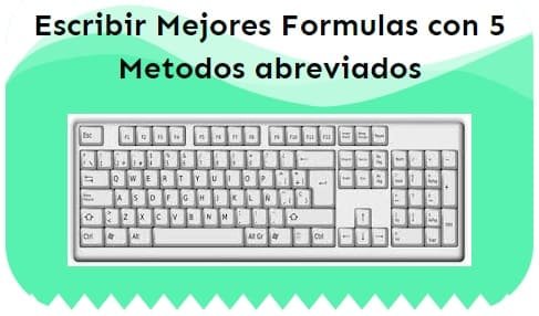 5 Metodos abreviados Metodos abreviados