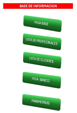 Seccion Base de Informacion Plantilla control de caja