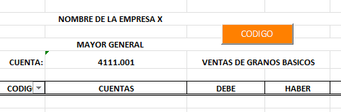 Mayor de cuentas en excel