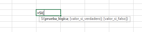 Prueba logica SI Formulas Excel Si