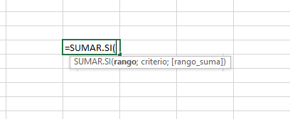 Sintaxis funcion SUMAR.SI_ Sintaxis funcion SUMAR.SI Formulas Excel SI