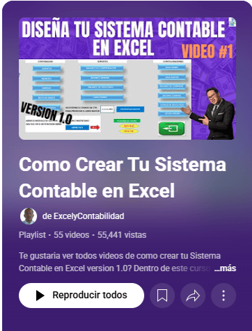 Videos de Excel y Contabilidad