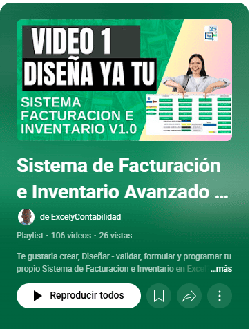 Videos de Excel y Contabilidad