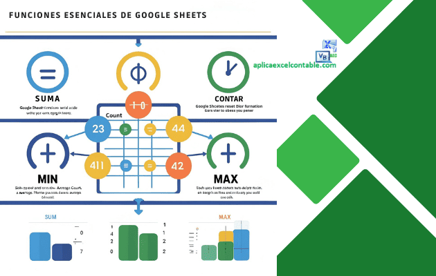 Funciones esenciales de Google Sheets Guia para principiantes Google Sheets