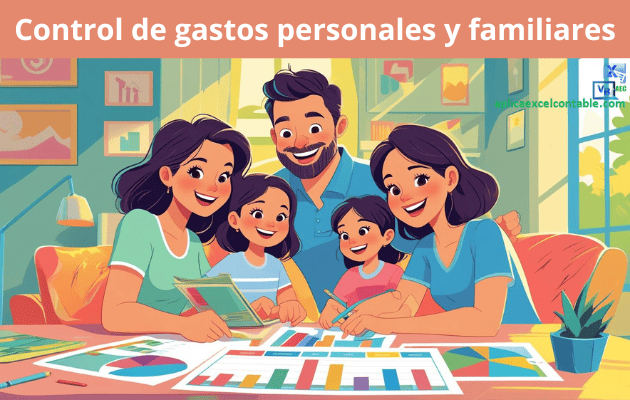 Control de gastos personales y familiares Control de gastos personales y familiares - Plantillas Excel Editables sin Macros