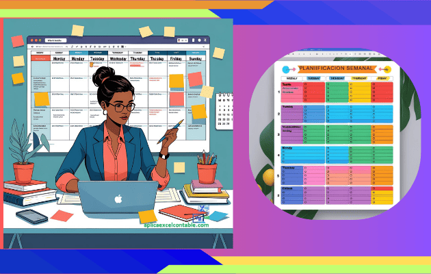 Horarios y planificacion semanal - Plantillas Excel para Google Sheets