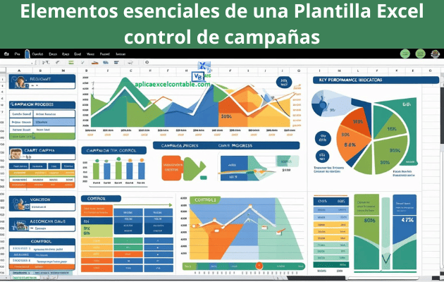 Elementos esenciales de una Plantilla Excel control de campañas - Plantilla Excel control de campañas
