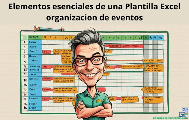 Elementos esenciales de una Plantilla Excel organizacion de eventos Elementos esenciales de una Plantilla Excel organizacion de eventos - Plantilla Excel organizacion de eventos