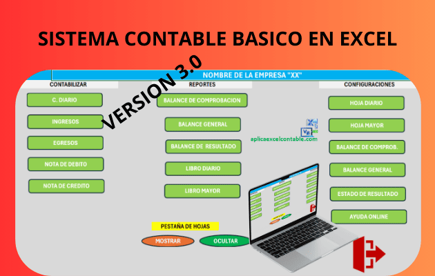 Sistema Contable Basico en Excel