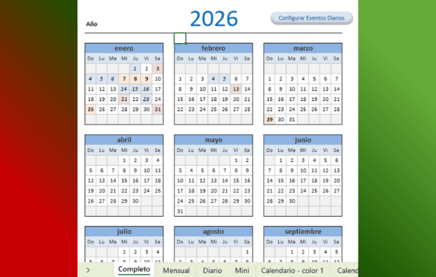 Calendario 2026 Completo